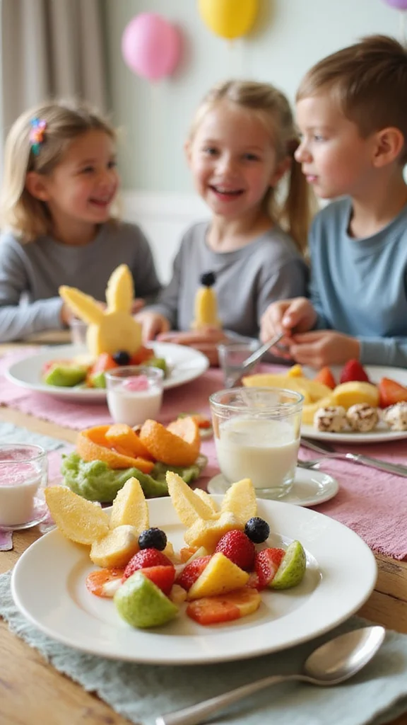 18 Creative Easter Breakfast Ideas Perfect for Even the Pickiest Kids - 15. Easter Bunny Fruit Kabobs 1