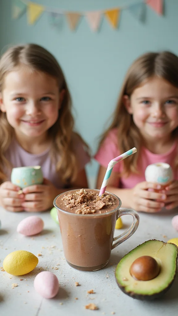 18 Creative Easter Breakfast Ideas Perfect for Even the Pickiest Kids - 18. Chocolate Avocado Smoothies 1