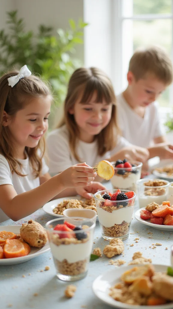 18 Creative Easter Breakfast Ideas Perfect for Even the Pickiest Kids - 6. Yogurt Parfait with Granola and Berries 1