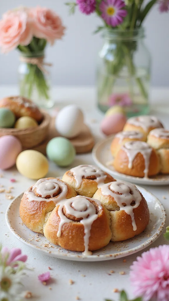18 Easter Breakfast Ideas That Are Perfect for Feeding a Crowd - 14. Sweet Cinnamon Rolls 1