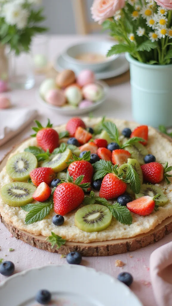 18 Easter Breakfast Ideas That Are Perfect for Feeding a Crowd - 2. Spring Fruit Platter 1