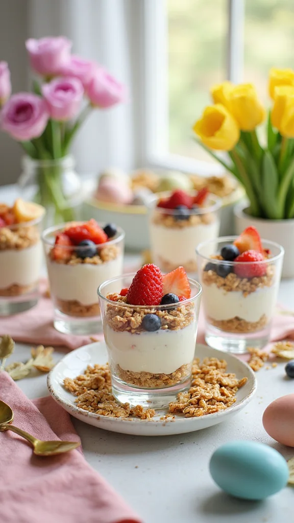 18 Easter Breakfast Ideas That Are Perfect for Feeding a Crowd - 8. Yogurt Parfaits 1