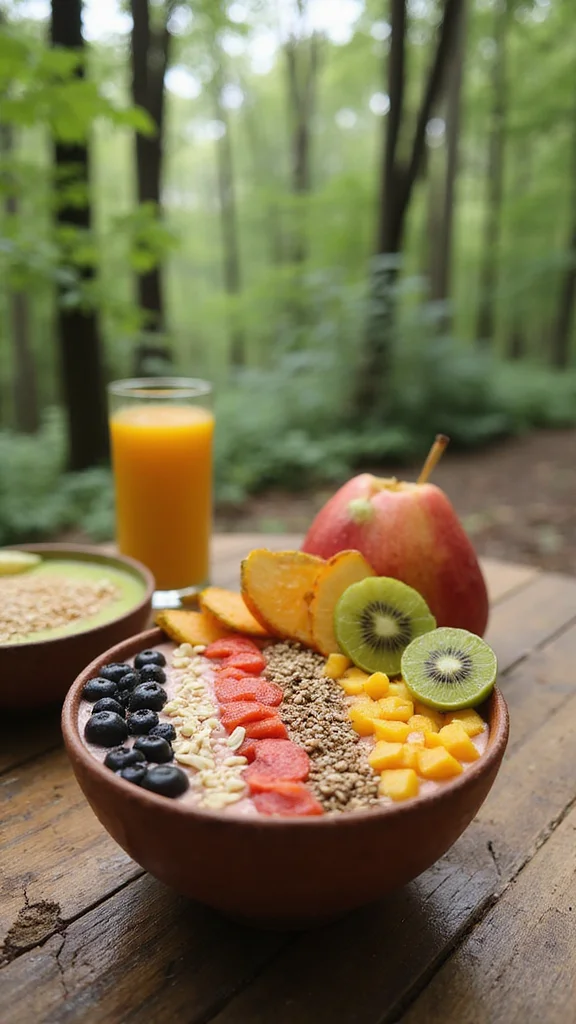 18 One-Pan Camping Breakfast Ideas You'll Want to Make Every Trip - 14. Tropical Fruit Smoothie Bowls 1