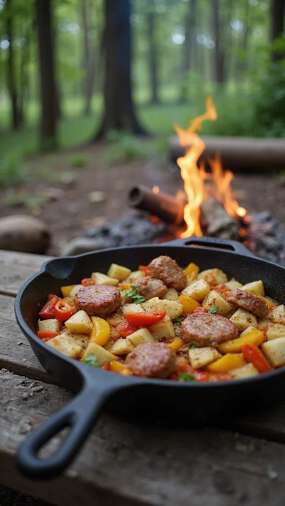 18 One-Pan Camping Breakfast Ideas You'll Want to Make Every Trip - 5. Campfire Breakfast Hash 1