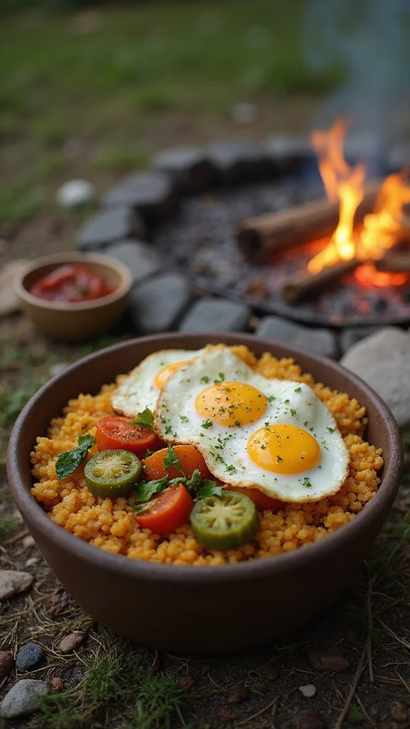 18 One-Pan Camping Breakfast Ideas You'll Want to Make Every Trip - 7. Hearty Breakfast Couscous 1