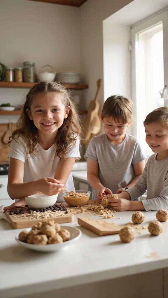 18 Quick Fun Breakfast Ideas for Busy School Morning Routines - 17. Nut Butter Energy Bites 1