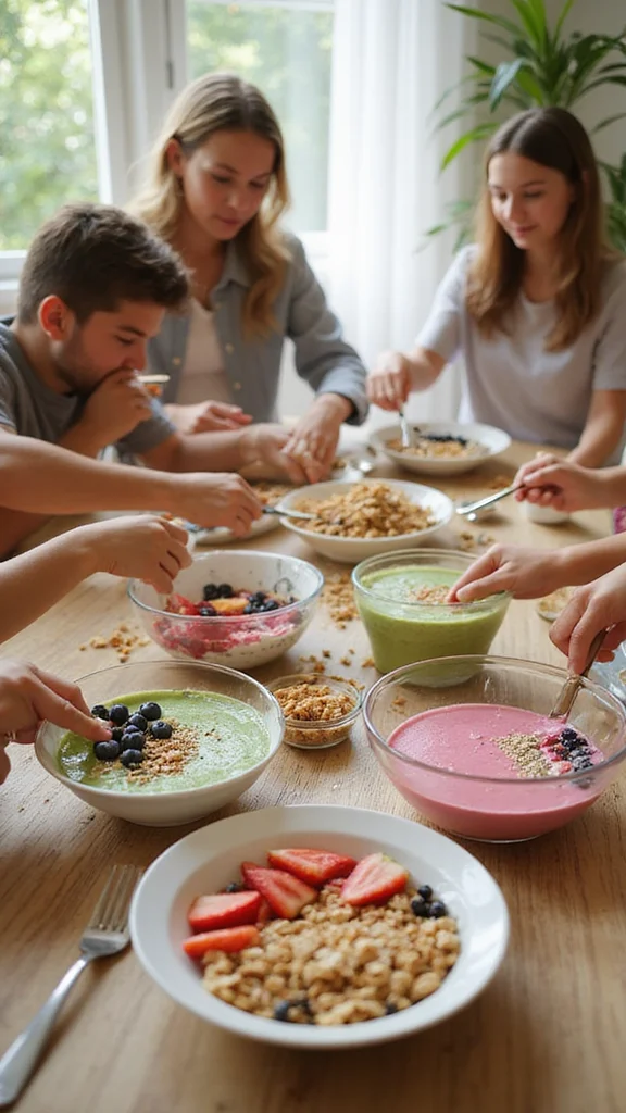 18 Quick Fun Breakfast Ideas for Busy School Morning Routines - 4. Smoothie Bowls 1