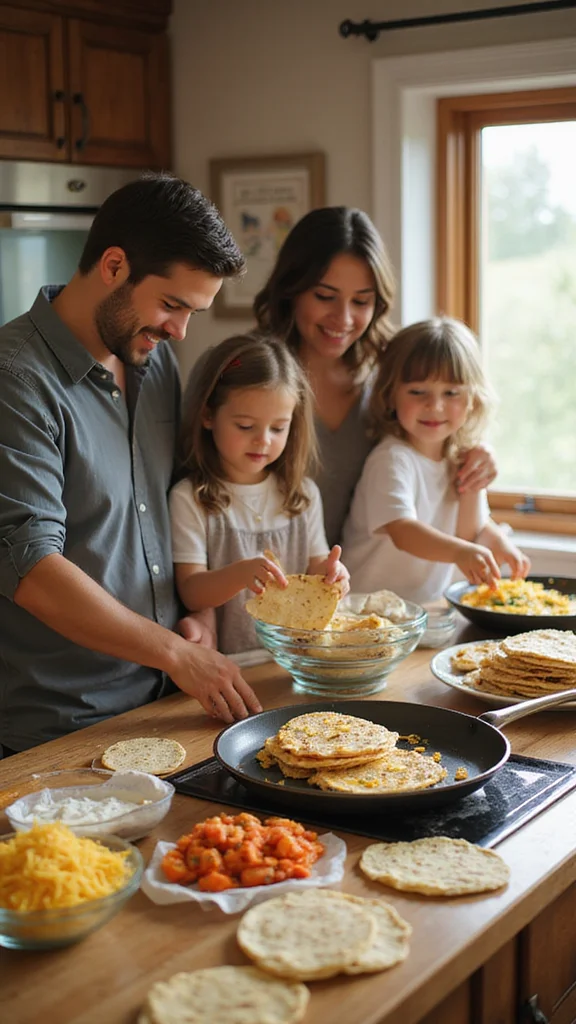 18 Quick Fun Breakfast Ideas for Busy School Morning Routines - 8. Breakfast Quesadillas 1