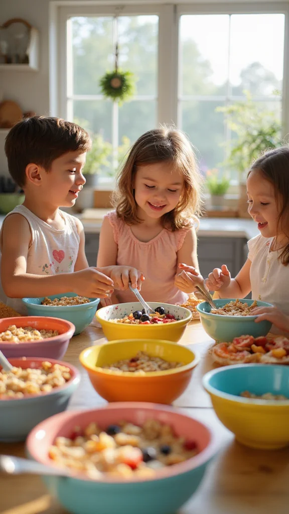 18 Quick Fun Breakfast Ideas for Busy School Morning Routines - 9. Cereal with a Twist 1