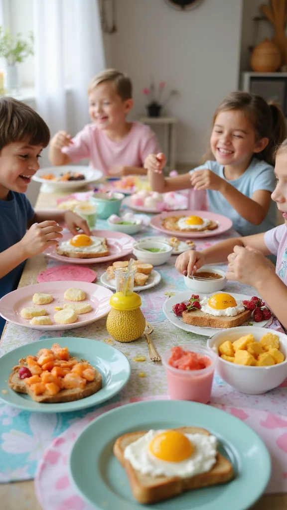 20 Adorable Easter Breakfast Ideas That Every Kid Will Love - 2. Easter Egg Toast Art 1