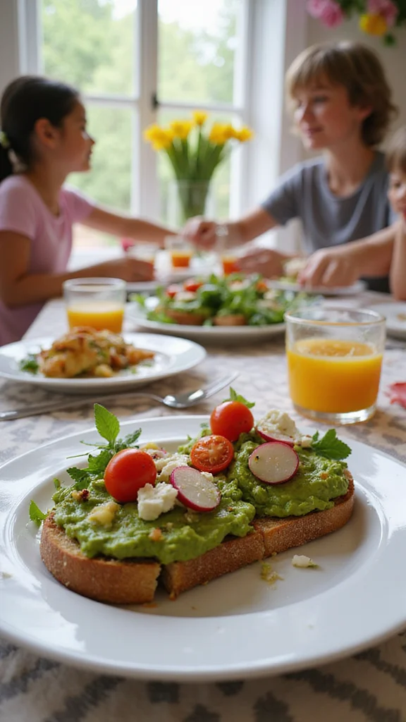 20 Beautiful Easter Breakfast Ideas to Wow Your Whole Family - 11. Creamy Avocado Toast 1