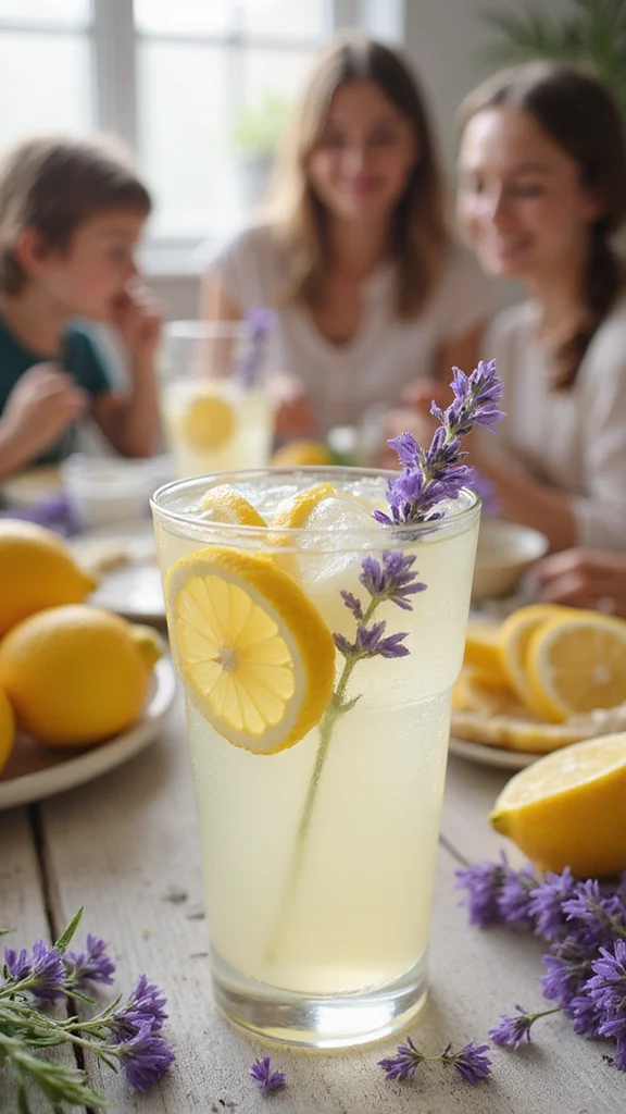 20 Beautiful Easter Breakfast Ideas to Wow Your Whole Family - 15. Lavender Lemonade 1
