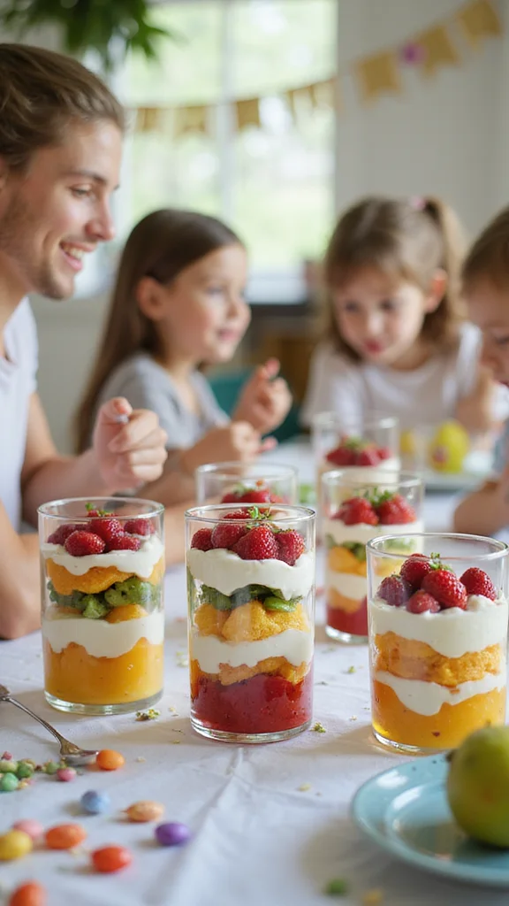20 Beautiful Easter Breakfast Ideas to Wow Your Whole Family - 16. Fruit and Yogurt Parfaits 1