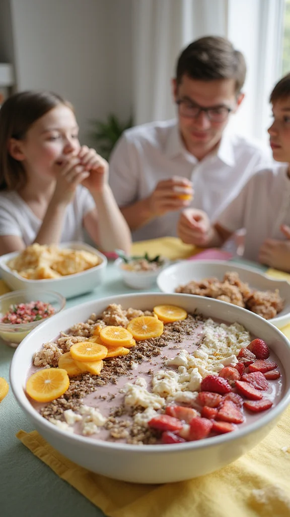 20 Beautiful Easter Breakfast Ideas to Wow Your Whole Family - 20. Easter-Themed Smoothie Bowls 1