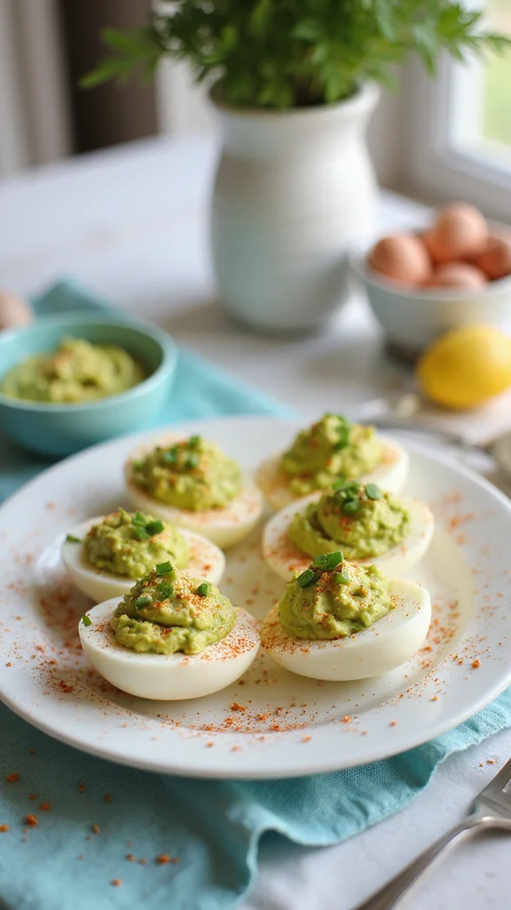 20 Beautiful Easter Breakfast Ideas to Wow Your Whole Family - 3. Deviled Eggs with a Twist 1