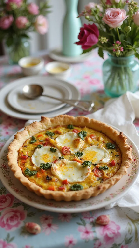 20 Beautiful Easter Breakfast Ideas to Wow Your Whole Family - 7. Savory Breakfast Quiche 1