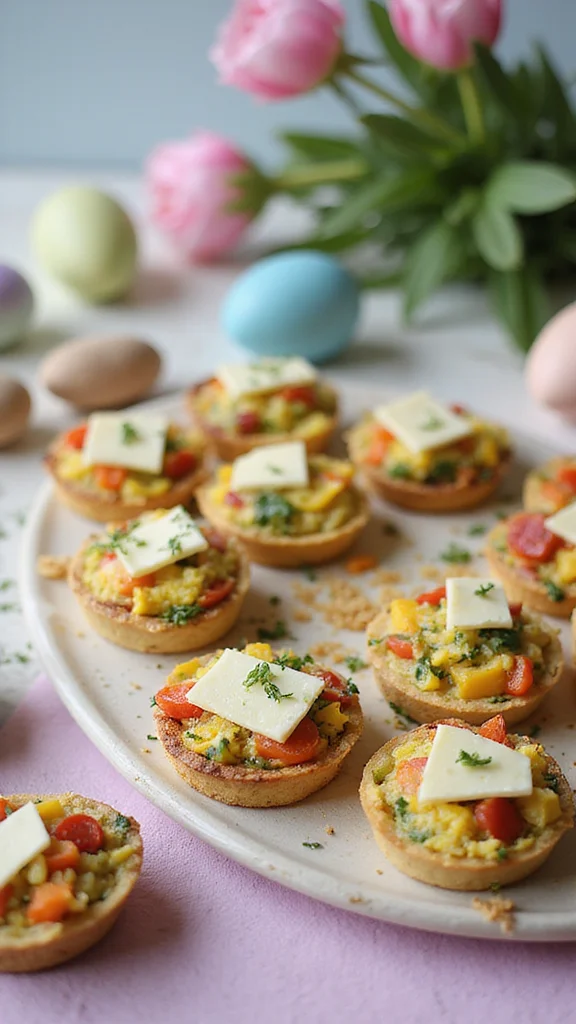 20 Beautiful Easter Breakfast Ideas to Wow Your Whole Family - 9. Mini Vegetable Frittatas 1