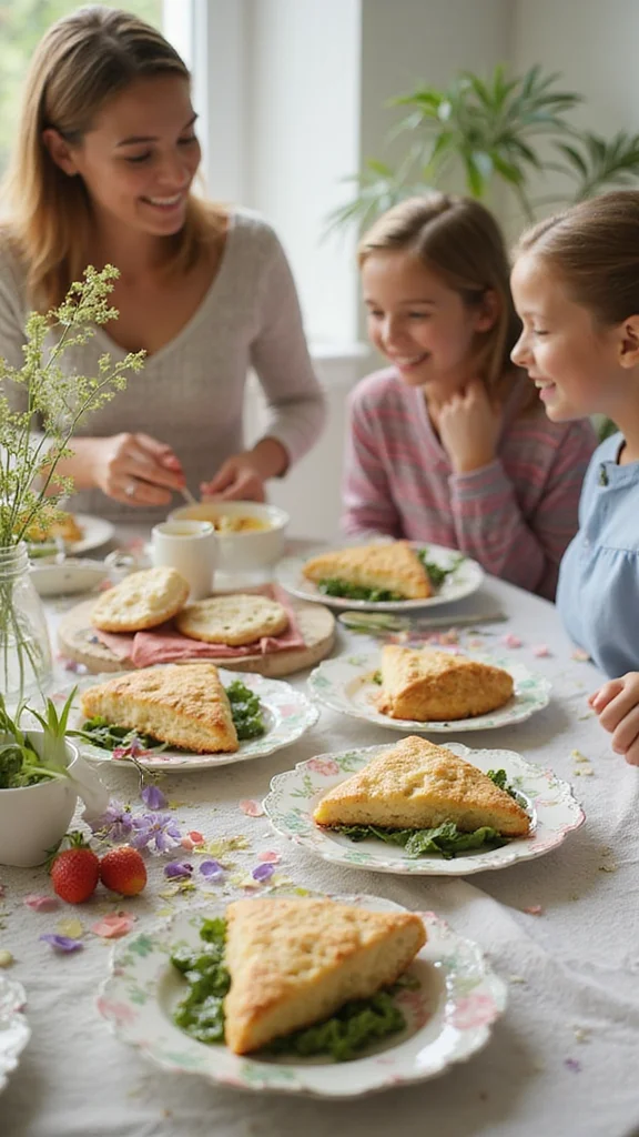 20 Beautiful Easter Breakfast Ideas to Wow Your Whole Family - 9. Savory Cheese and Spinach Scones 1