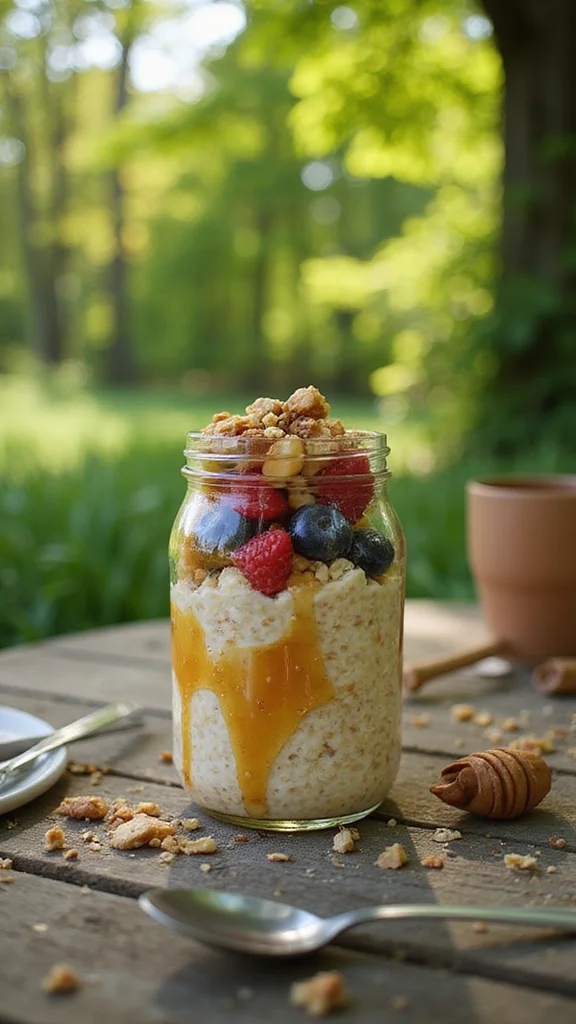 20 Easy Camping Breakfast Ideas That Require No Refrigeration - 1. Overnight Oats 1
