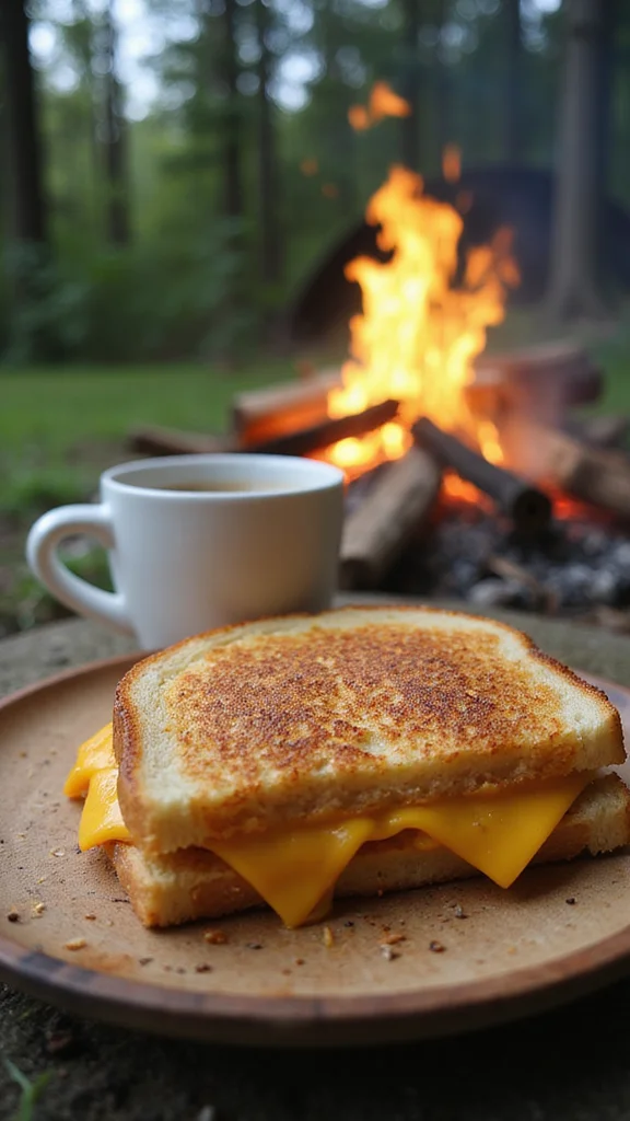20 Easy Camping Breakfast Ideas That Require No Refrigeration - 15. Grilled Cheese Sandwiches 1