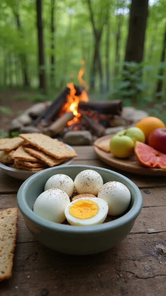 20 Easy Camping Breakfast Ideas That Require No Refrigeration - 5. Hard-Boiled Eggs 1