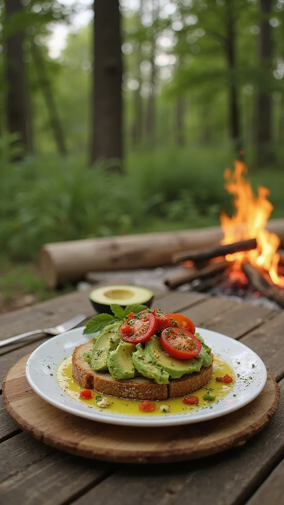 20 Easy Camping Breakfast Ideas That Require No Refrigeration - 6. Camping Avocado Toast 1