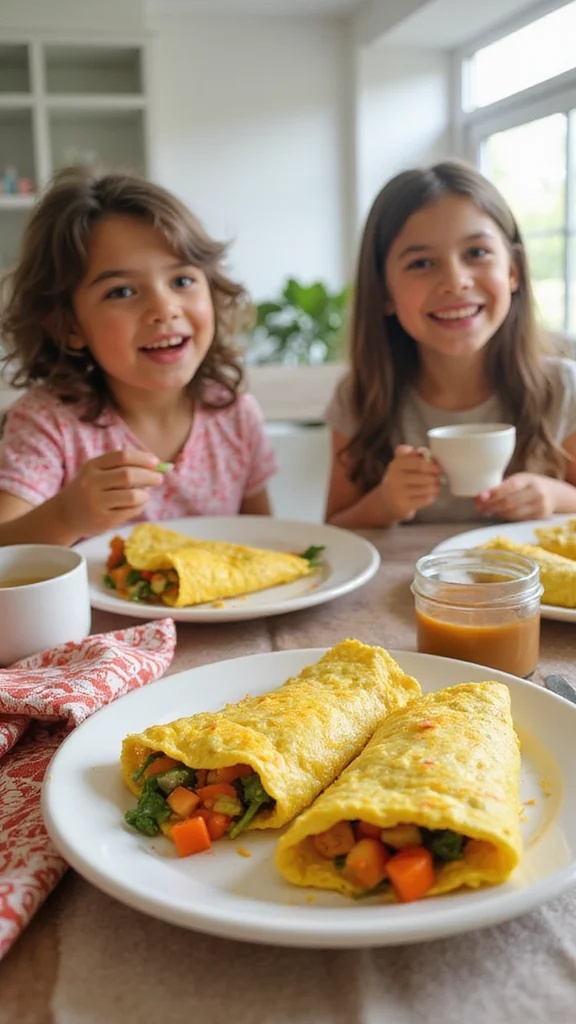 20 Fun Breakfast Ideas for Kids That Make Every Morning Exciting - 16. Veggie Omelets 1