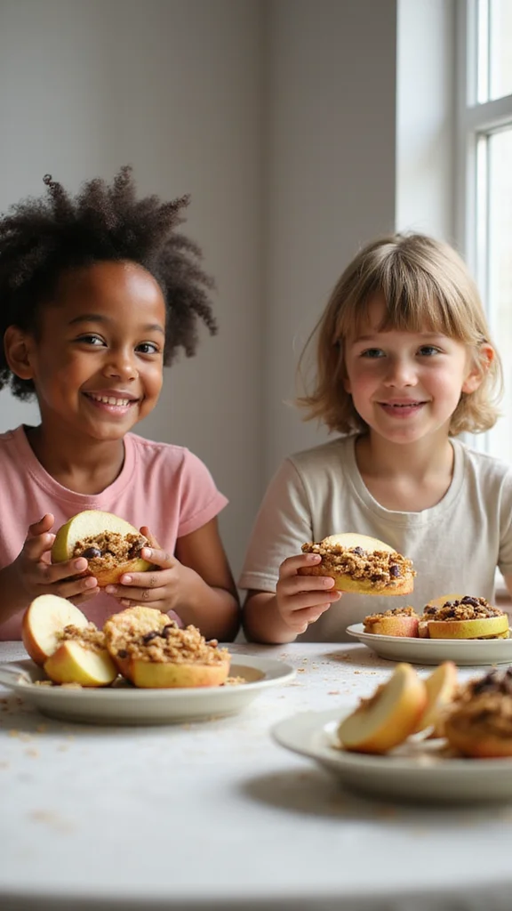 20 Fun Breakfast Ideas for Kids That Make Every Morning Exciting - 17. Apple Sandwiches 1