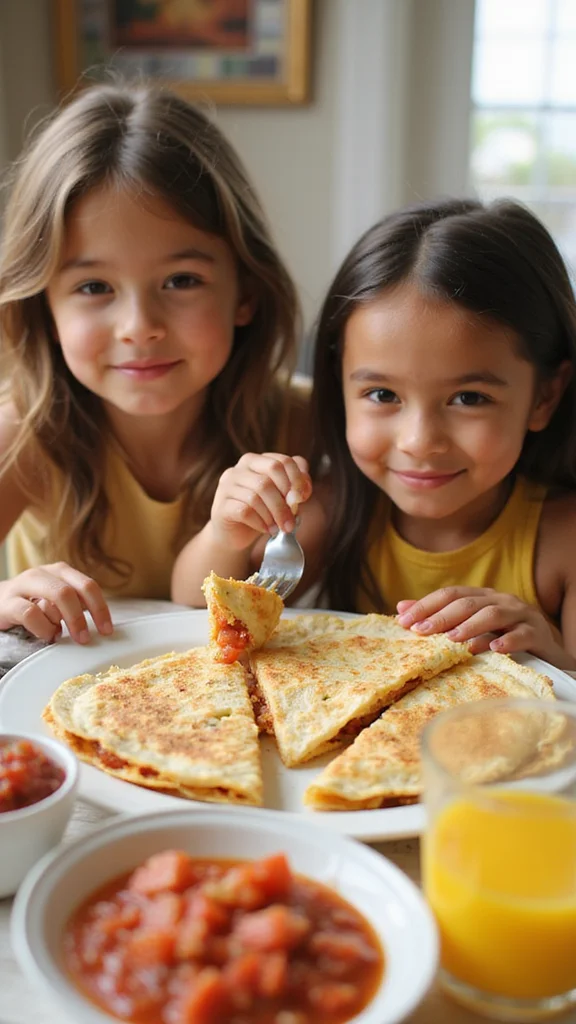 20 Fun Breakfast Ideas for Kids That Make Every Morning Exciting - 20. Breakfast Quesadillas 1