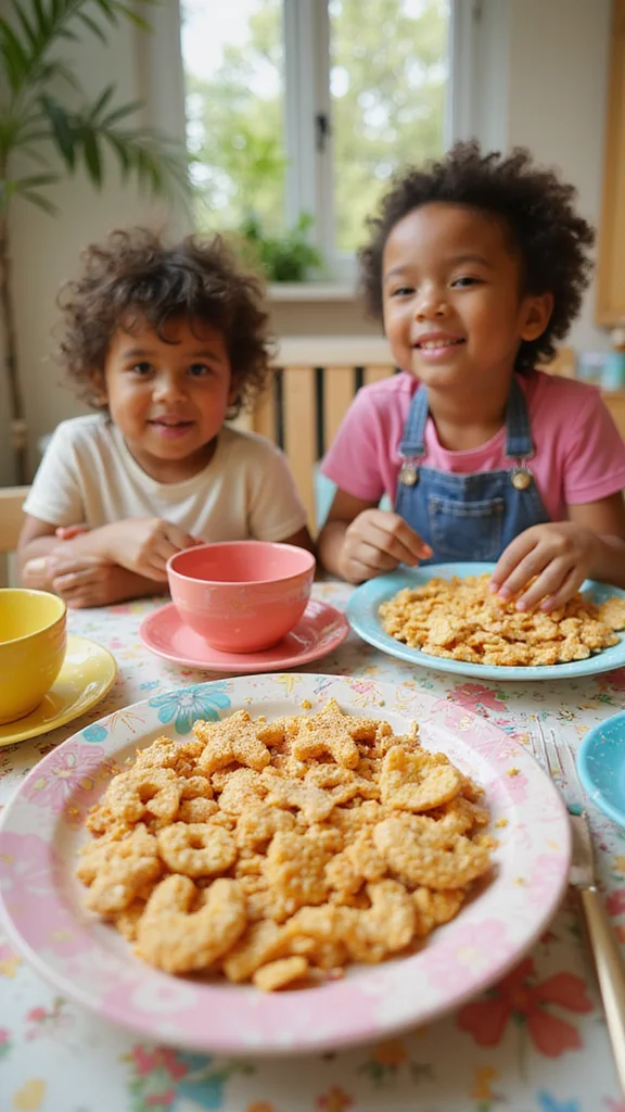 20 Fun Breakfast Ideas for Kids That Make Every Morning Exciting - 9. Cereal Art 1