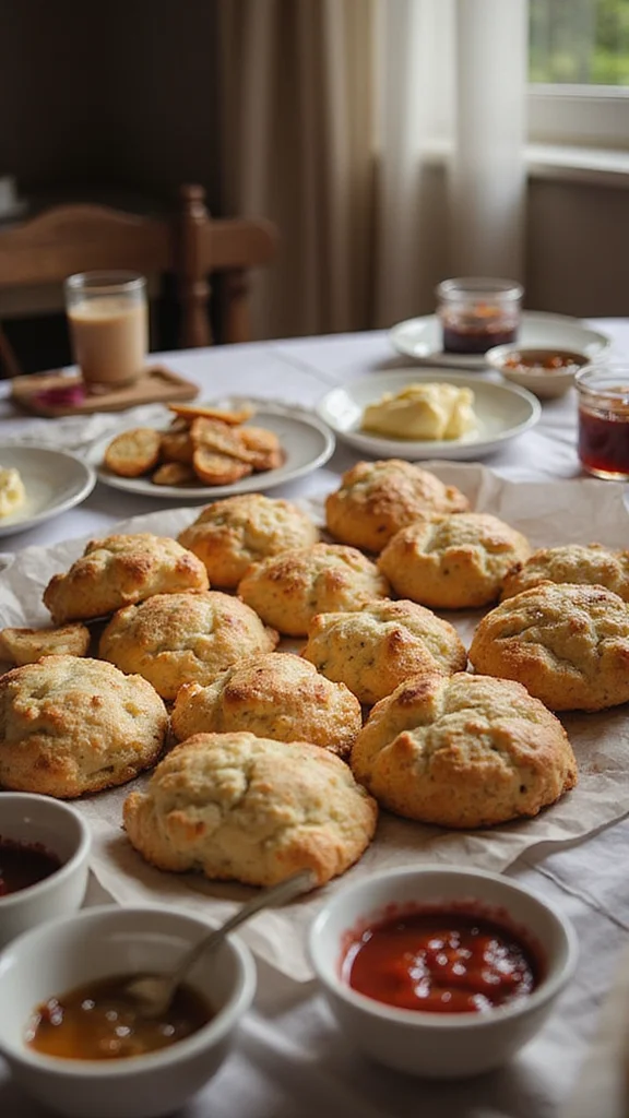 20 Impressive Breakfast Buffet Ideas for Your Next Brunch Party - 10. Sweet & Savory Scones 1