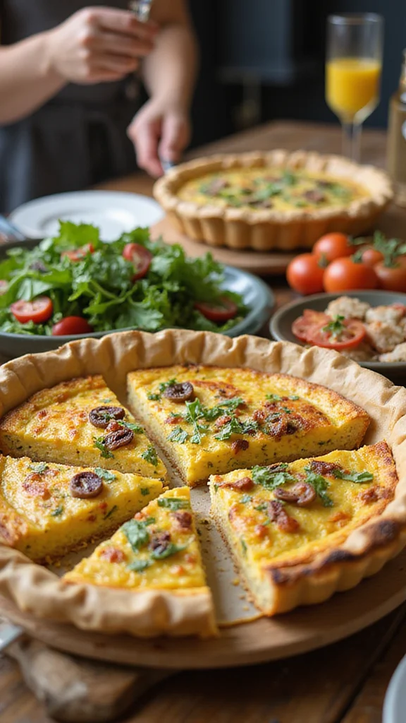 20 Impressive Breakfast Buffet Ideas for Your Next Brunch Party - 12. Savory Quiches 1