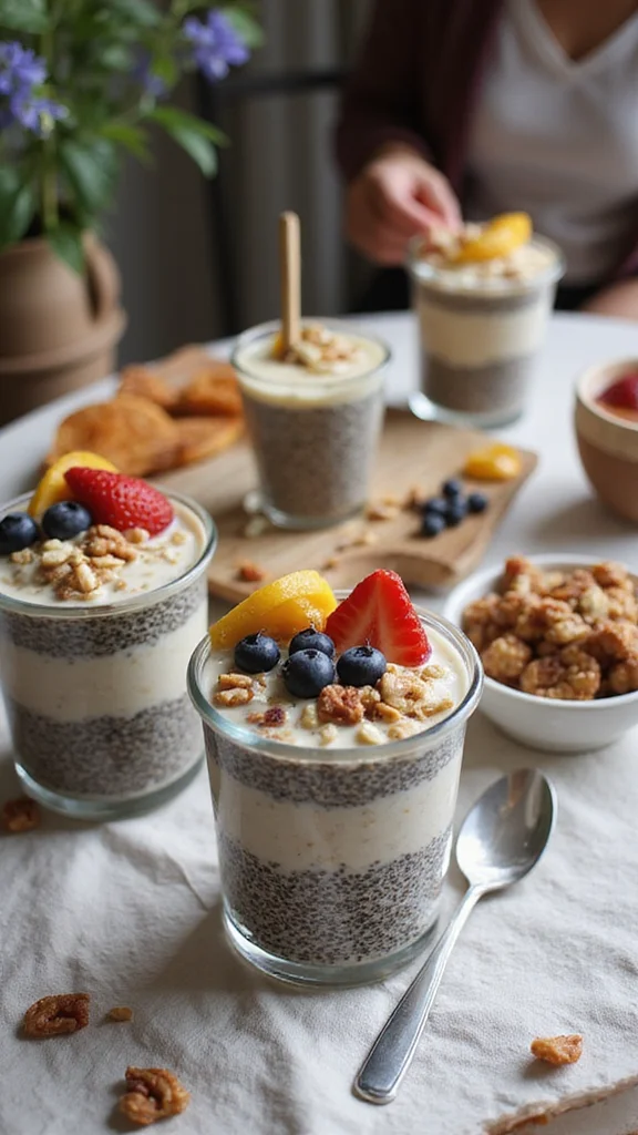 20 Impressive Breakfast Buffet Ideas for Your Next Brunch Party - 16. Chia Seed Pudding 1