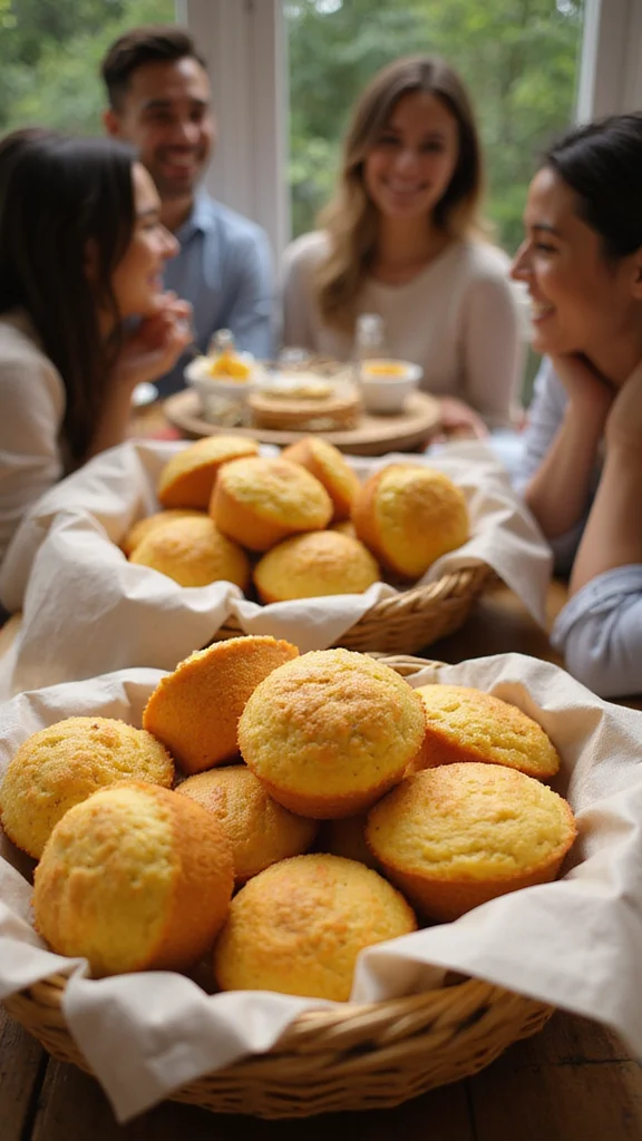20 Impressive Breakfast Buffet Ideas for Your Next Brunch Party - 17. Cornbread Muffins 1