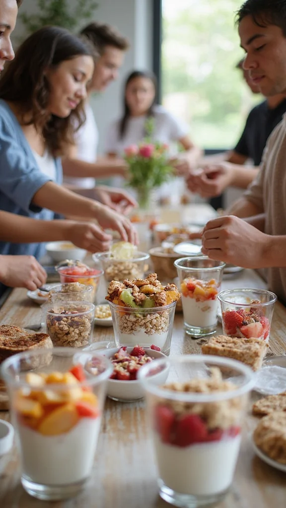 20 Impressive Breakfast Buffet Ideas for Your Next Brunch Party - 3. Yogurt Parfait Station 1