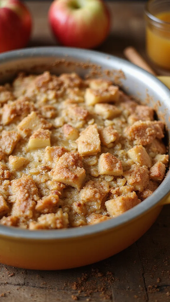 10 Creative Breakfast Casserole Ideas to Try Beyond the Basic Egg Bake - 10. Apple Cinnamon Overnight Oats Casserole 1