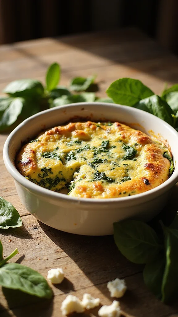 10 Creative Breakfast Casserole Ideas to Try Beyond the Basic Egg Bake - 2. Spinach and Feta Breakfast Bake 1