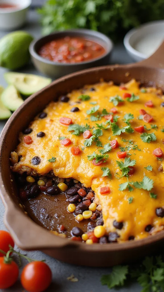 10 Creative Breakfast Casserole Ideas to Try Beyond the Basic Egg Bake - 3. Southwest Black Bean Breakfast Casserole 1
