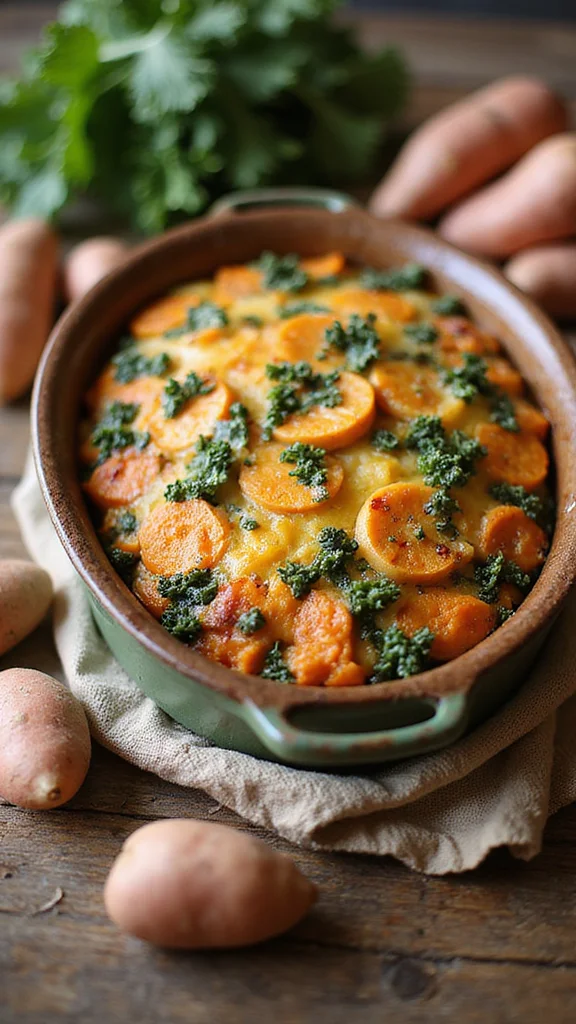 10 Creative Breakfast Casserole Ideas to Try Beyond the Basic Egg Bake - 5. Sweet Potato and Kale Breakfast Casserole 1