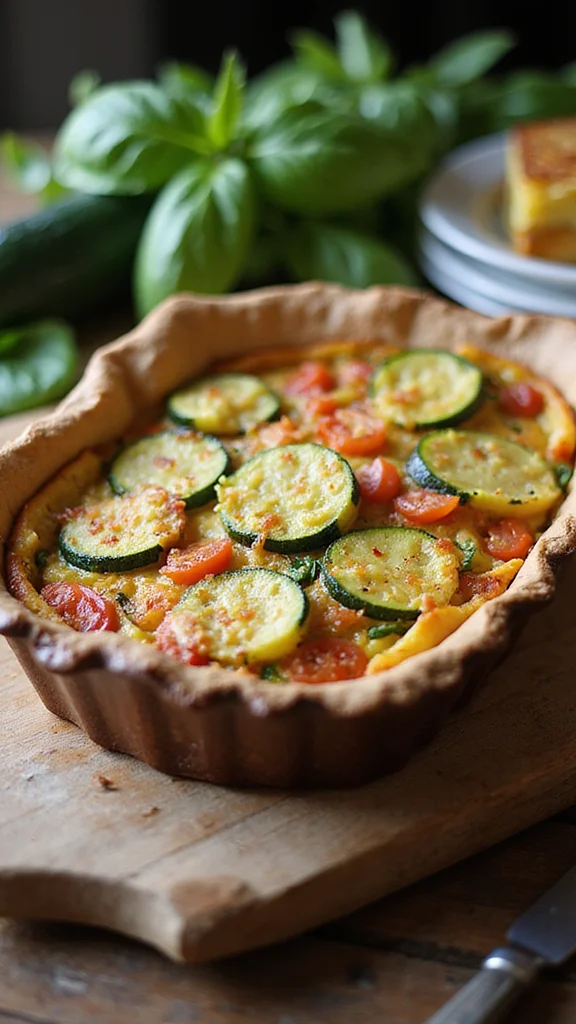 10 Creative Breakfast Casserole Ideas to Try Beyond the Basic Egg Bake - 6. Zucchini and Tomato Strata 1