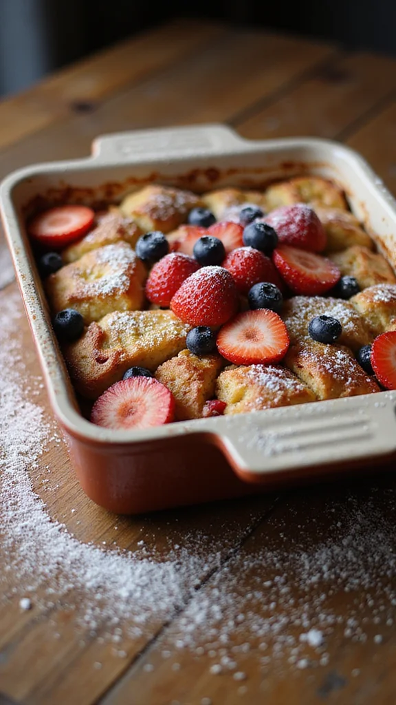 10 Creative Breakfast Casserole Ideas to Try Beyond the Basic Egg Bake - 8. French Toast Casserole with Berries 1