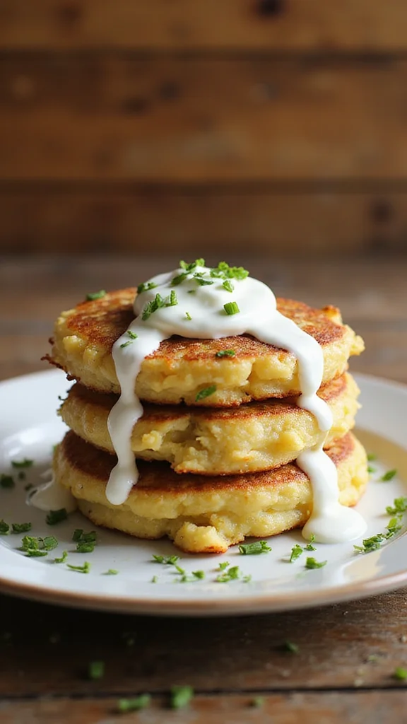 10 Creative Breakfast Potato Recipes That Go Way Beyond Basic Hash Browns - 10. Garlic Mashed Potato Pancakes 1