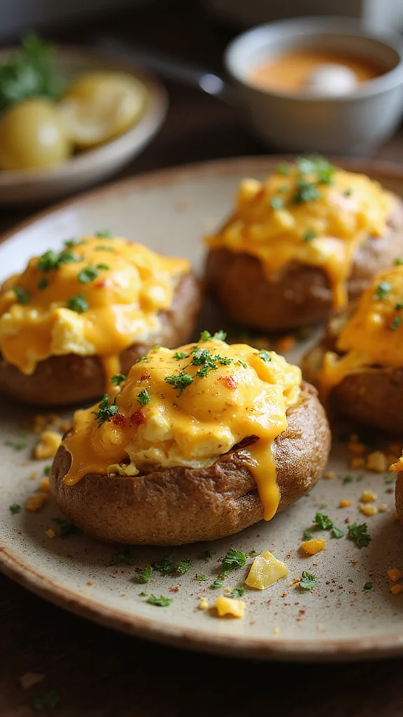 10 Creative Breakfast Potato Recipes That Go Way Beyond Basic Hash Browns - 8. Baked Potato Breakfast Boats 1