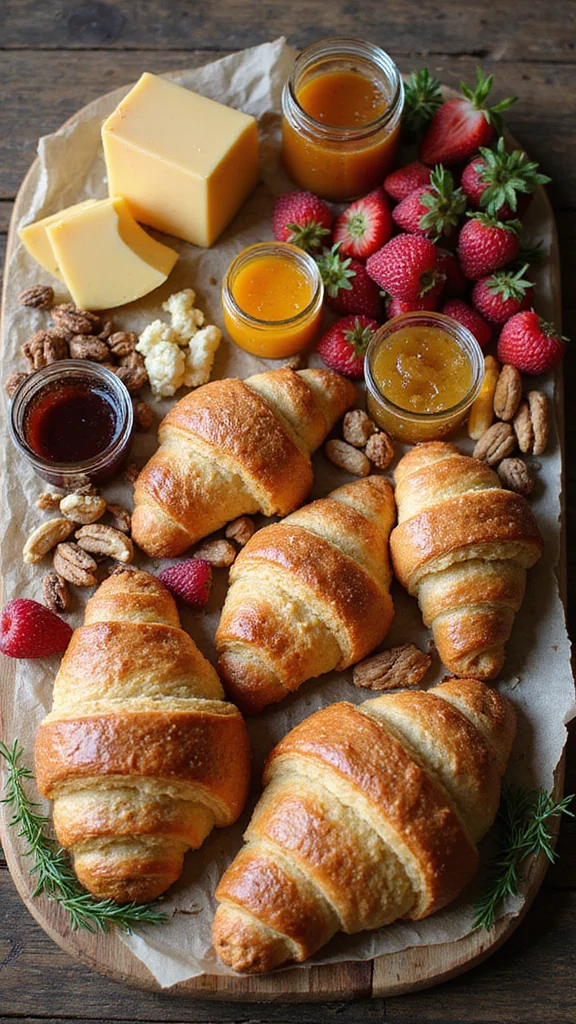 10 Mini Breakfast Grazing Board Ideas Perfect for Smaller Gatherings - 1. Classic Continental Charm 1