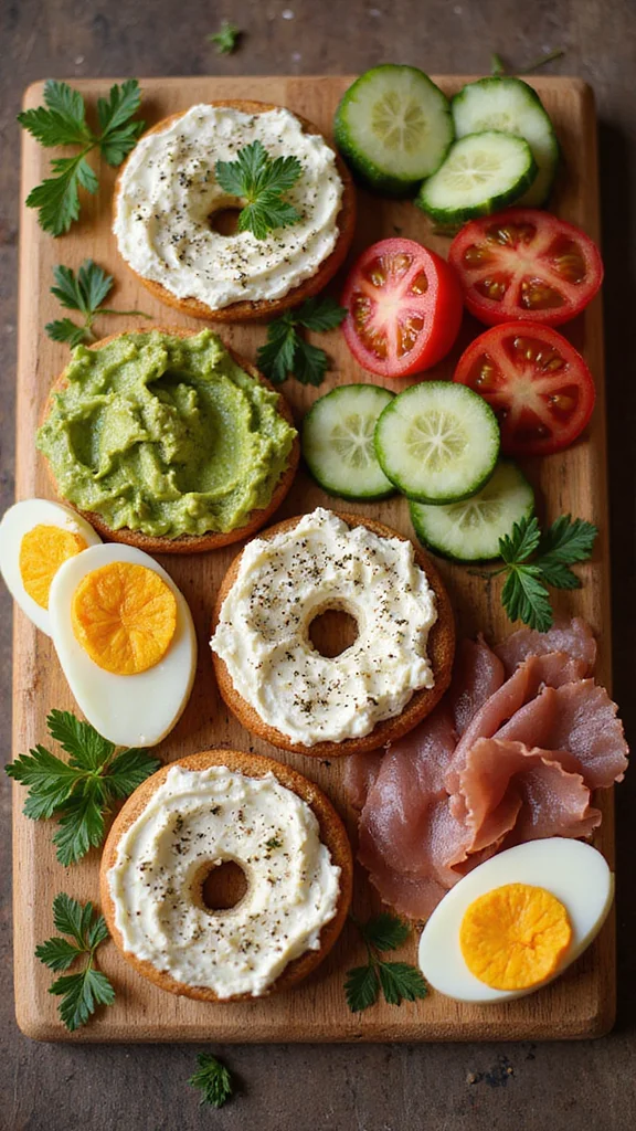 10 Mini Breakfast Grazing Board Ideas Perfect for Smaller Gatherings - 3. Savory Breakfast Board 1