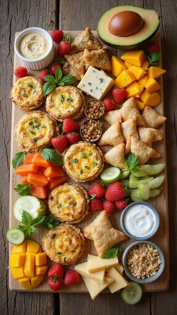 10 Mini Breakfast Grazing Board Ideas Perfect for Smaller Gatherings - 4. International Breakfast Fusion 1