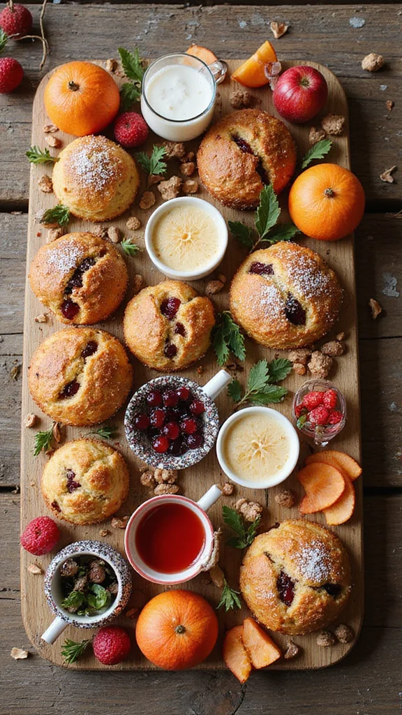 10 Mini Breakfast Grazing Board Ideas Perfect for Smaller Gatherings - 7. Themed Holiday Breakfast Board 1