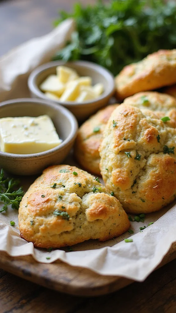 10 Seasonal Breakfast Brunch Ideas Perfect for Every Time of Year - 9. Savory Scones with Cheese and Chives 1