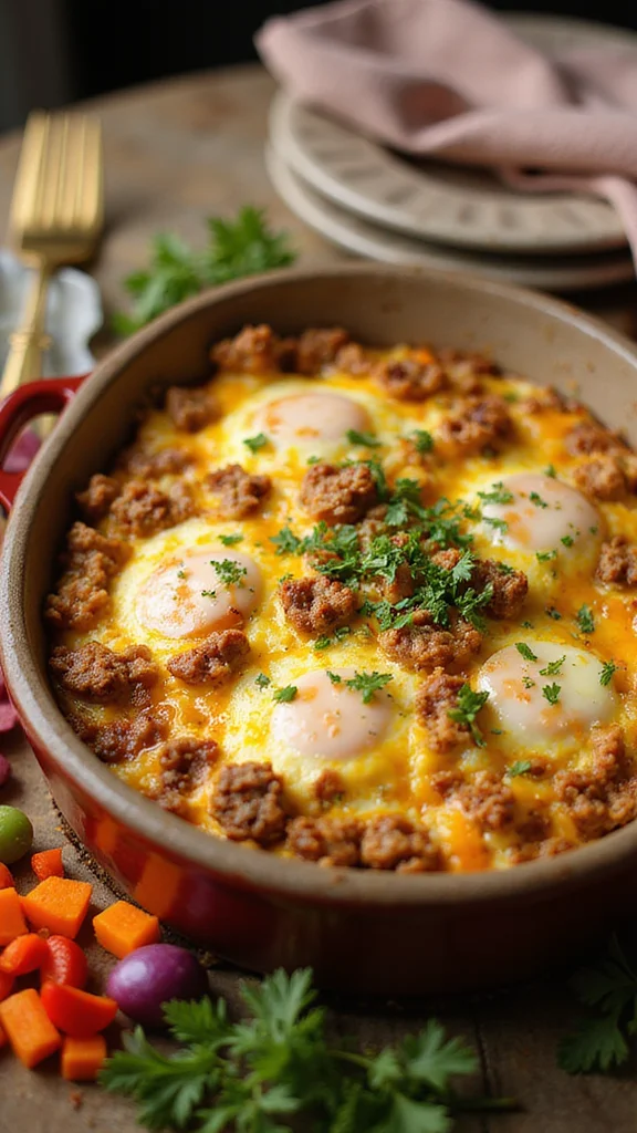 10 Sweet and Savory Potluck Breakfast Ideas to Please Every Guest - 1. Sweet and Savory Breakfast Casserole 1
