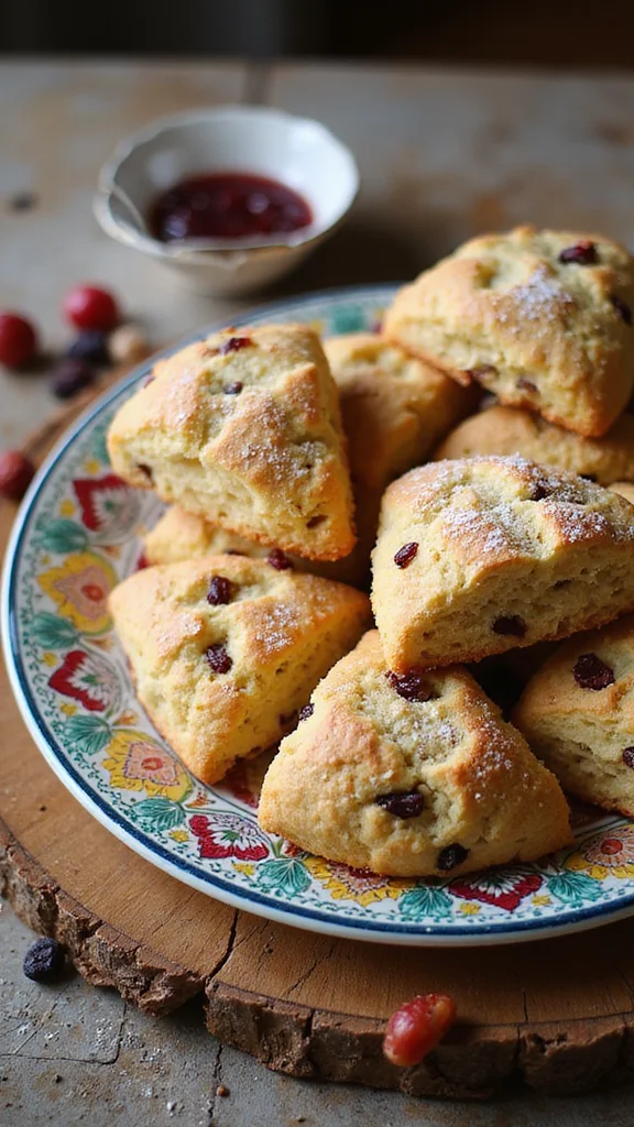 10 Sweet and Savory Potluck Breakfast Ideas to Please Every Guest - 7. Sweet Scones with Jam 1